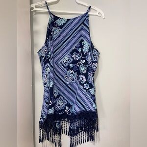 New York & Company Soho High Neck Blouse 🫐